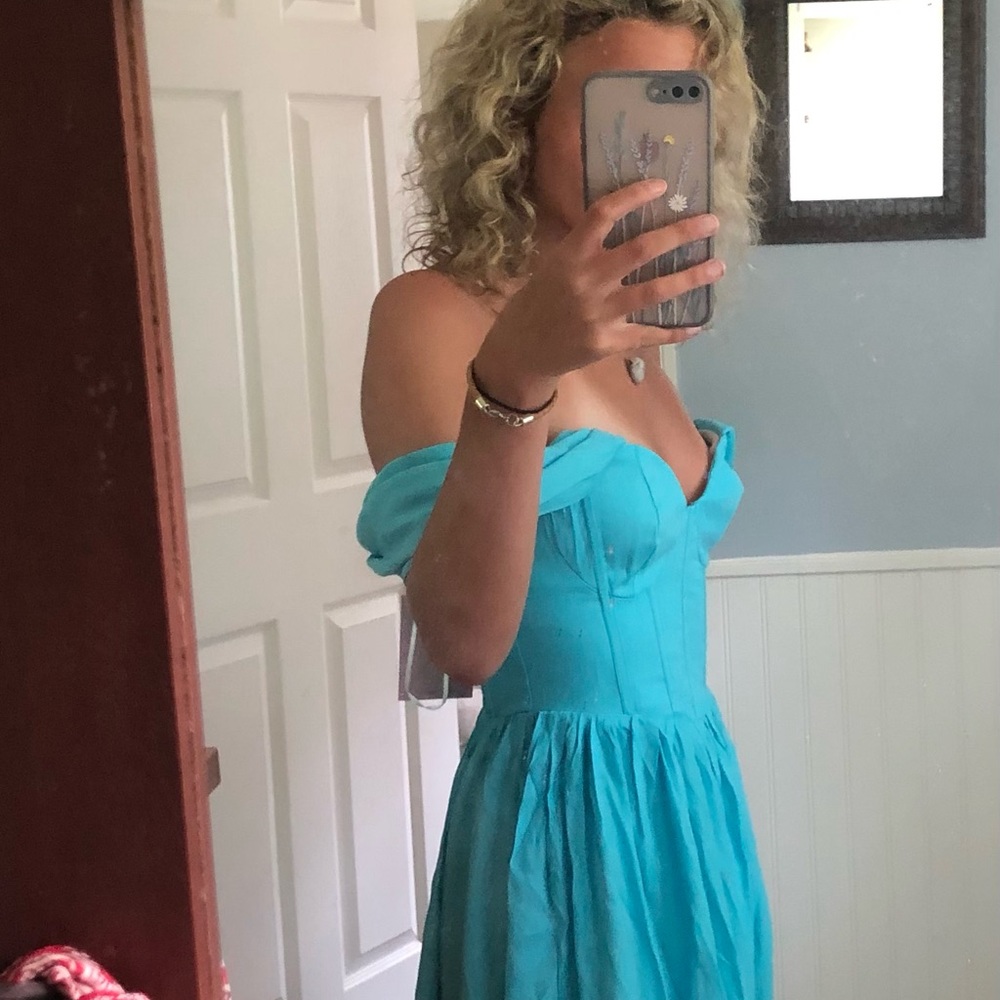 Hello Molly By The Villa Midi Dress Blue